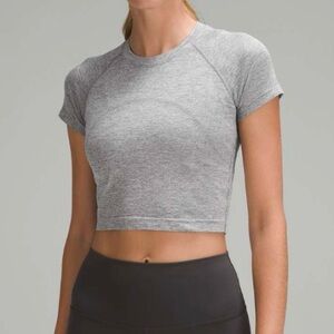 Lululemon Swiftly Tech Cropped Short-Sleeve Shirt 2.0